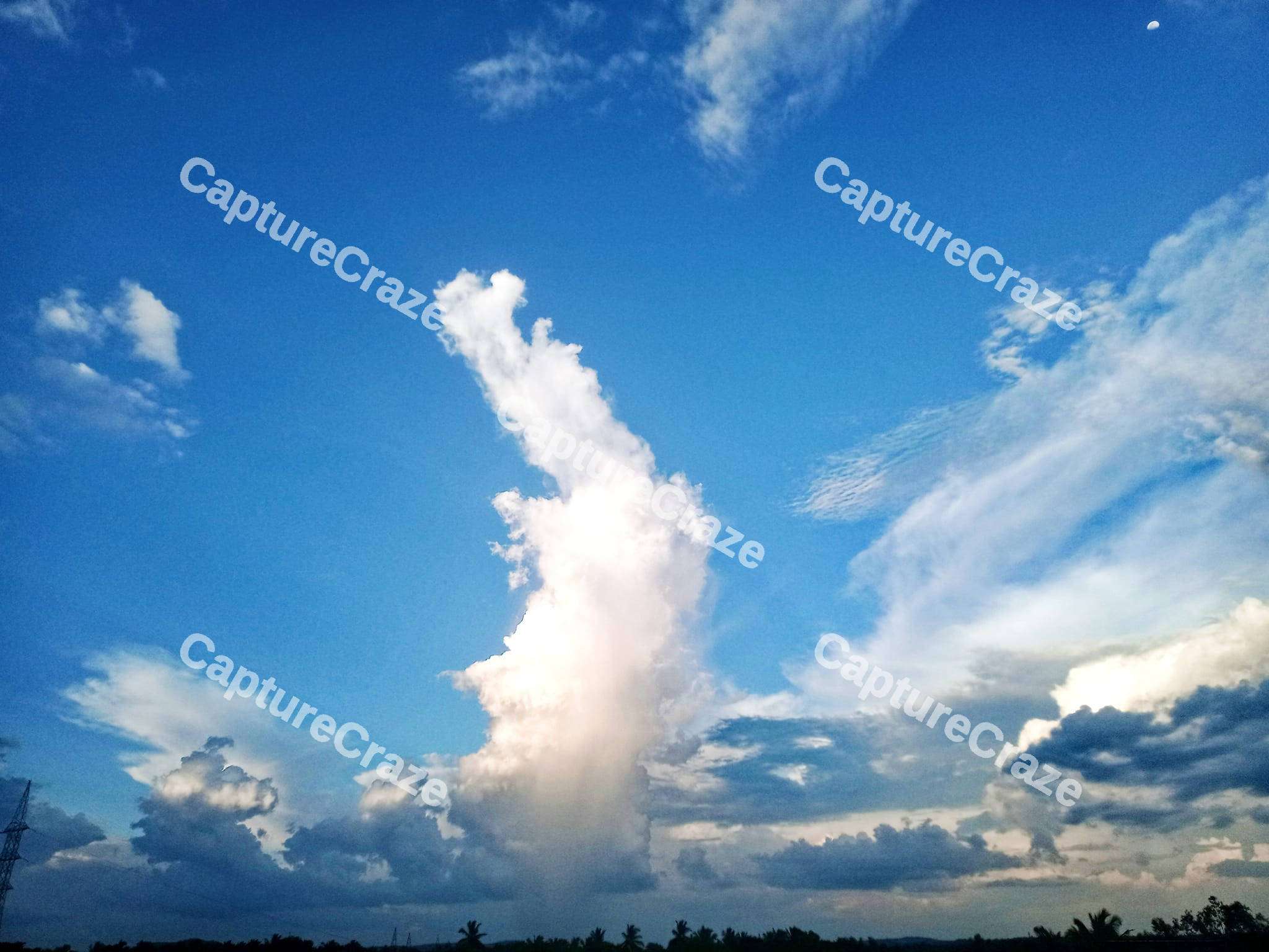 Clouds in blue Sky